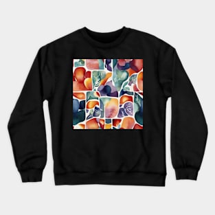 Nature's Abstract Symphony Crewneck Sweatshirt